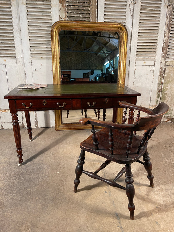 antique georgian mahogany leather desk