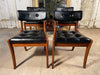 exceptional set of vanson for heals peter hayward rosewood midcentury chairs