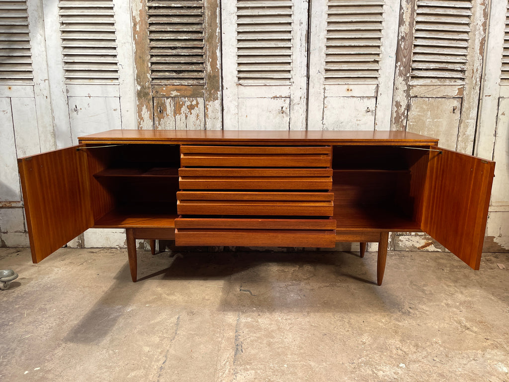 exceptional mid century side board/console by white & newton circa 1950