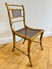 attributed to brighton royal pavilion an exceptional rare antique chinese inspired regency cane side chair circa 1790