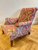 country house period arm chair howard & sons style