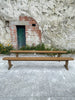 antique french elm bench kitchen hallway seating