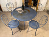 antique french fermob wrought iron garden table dining patio set circa 1940