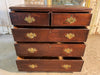 antique georgian oak chest drawers