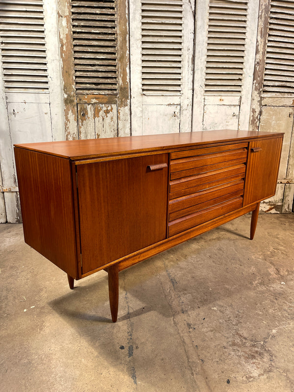 exceptional mid century side board/console by white & newton circa 1950