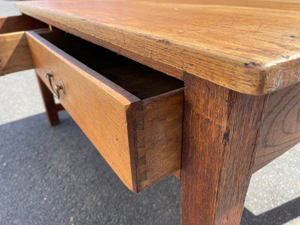 antique oak double sided kitchen table