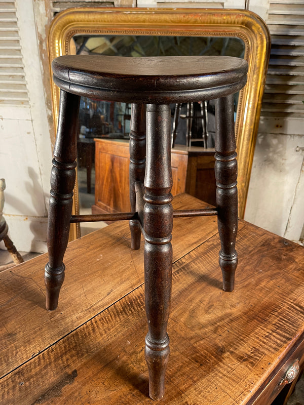 antique elm tavern stool seat