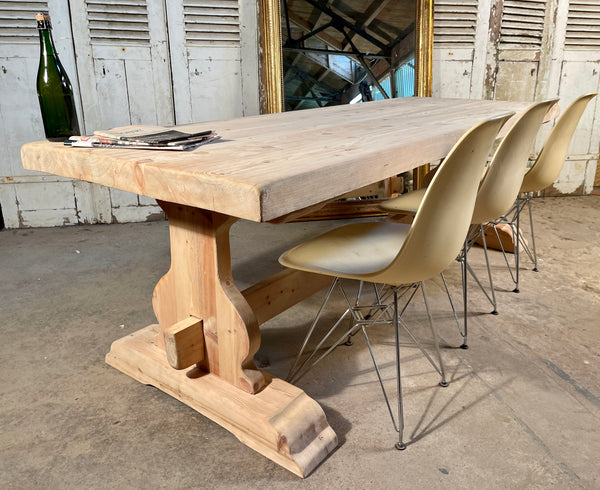 beautiful antique swedish refectory farmhouse bleached oak dining table