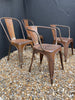 vintage tolix dining garden chairs seating