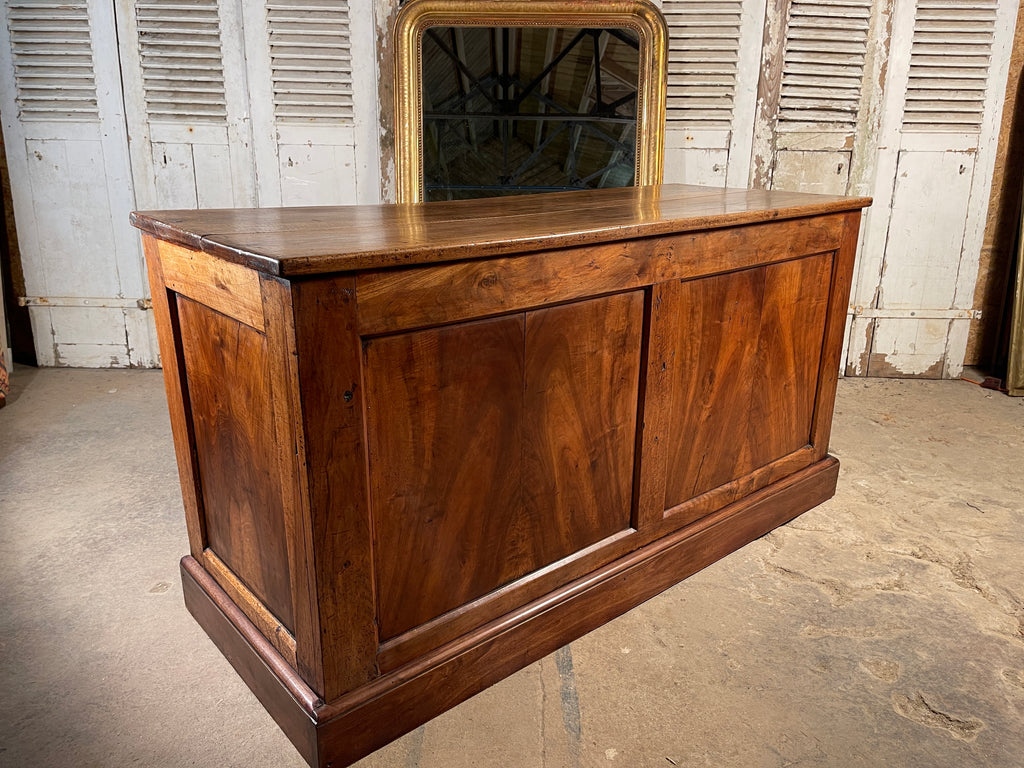 antique french walnut haberdashery shop drawers counter kitchen island