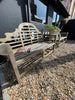 antique vintage lutyens teak garden seating benches