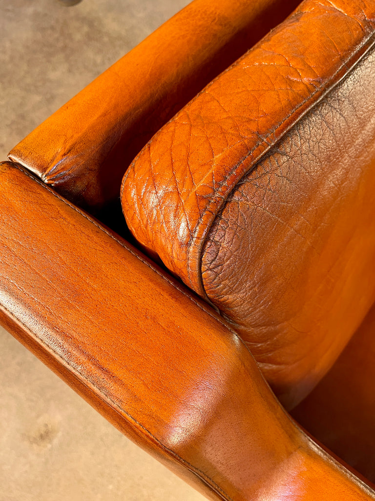 exceptional mid century børge mogensen danish design leather armchair