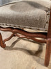 antique french bleached oak os de mouton armchair
