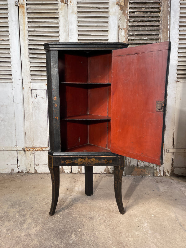 early antique george ii georgian painted chinoiserie cupboard on stand circa 1760