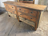 antique french bank of drawers hallway console cabinet