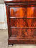 exceptional antique flame mahogany french empire commode chest drawers circa 1840