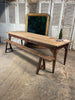 antique french provincial farmhouse elm refectory kitchen dining table circa 1820