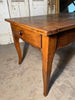 exceptional antique french provincial farmhouse fruitwood dining table