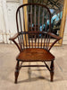 antique early georgian elm stick back provincial  windsor fireside chair circa 1760 by issac alsop