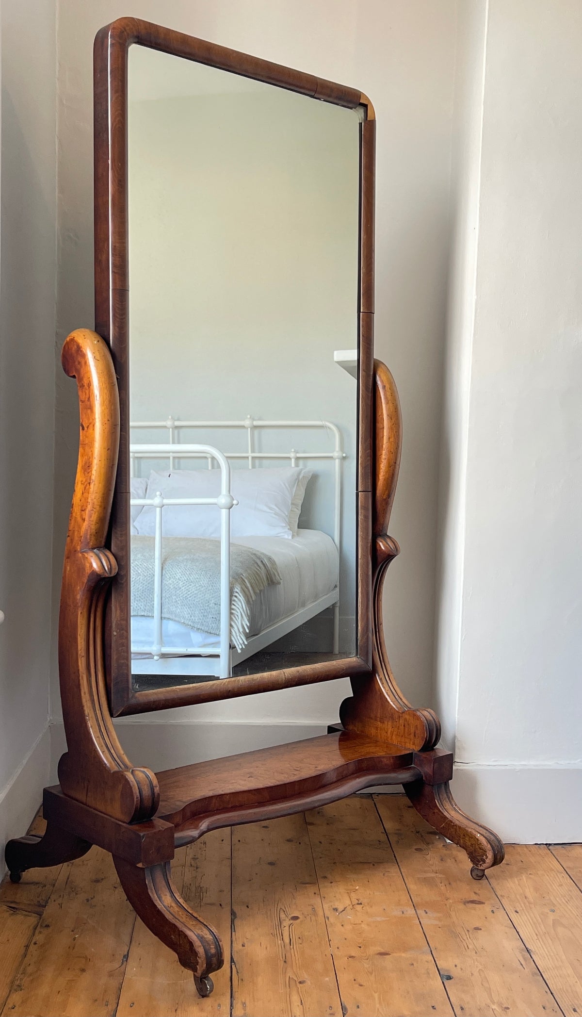 Antique Mahogany Ex Gentleman's Outfitters Cheval Dressing Mirror Circ Search & Rescued Antique Mahogany Ex Gentleman's Outfitters Cheval Dressing Mirror Circ Search & Rescued