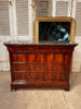 exceptional antique flame mahogany french empire commode chest drawers circa 1840