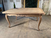 antique french oak extending kitchen dining table