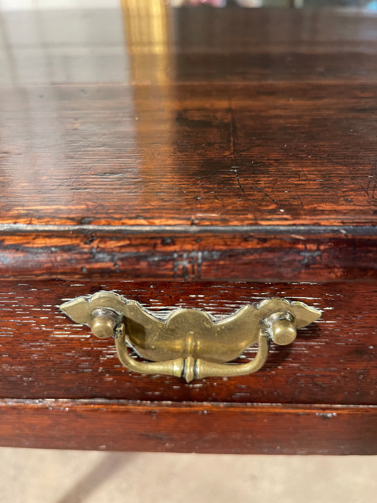 early antique georgian oak lowboy console table circa 1730