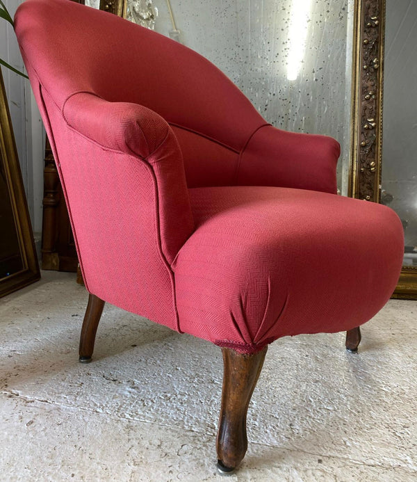 antique french napoleon iii armchair