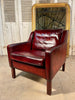 exceptional midcentury børge mogensen danish design leather armchair