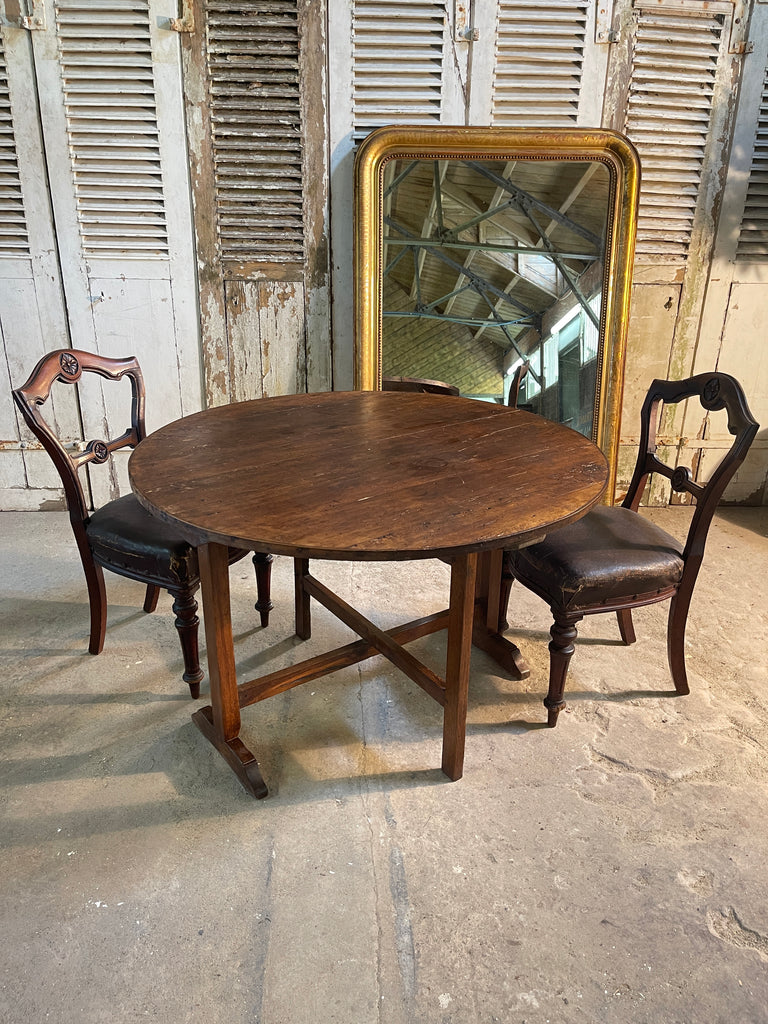 antique french vendange kitchen dining table