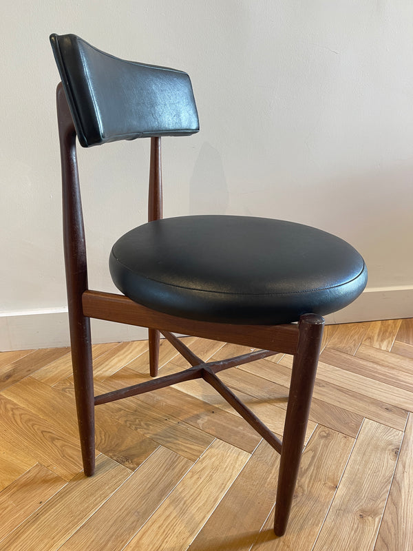 iconic mid century g plan  victor wilkins teak dining chairs