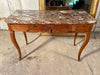 exceptional antique french limed pollard oak marble console table circa 1860