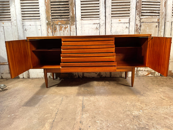 exceptional mid century side board/console by white & newton circa 1950