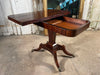 exceptional antique regency rosewood card console table