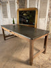 exceptional antique french provincial farmhouse elm refectory ex cheesemakers zinc topped dining table