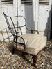 rare antique victorian iron back chair by cornelius v smith.
