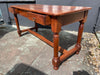 exceptional antique french provincial farmhouse fruitwood dining table