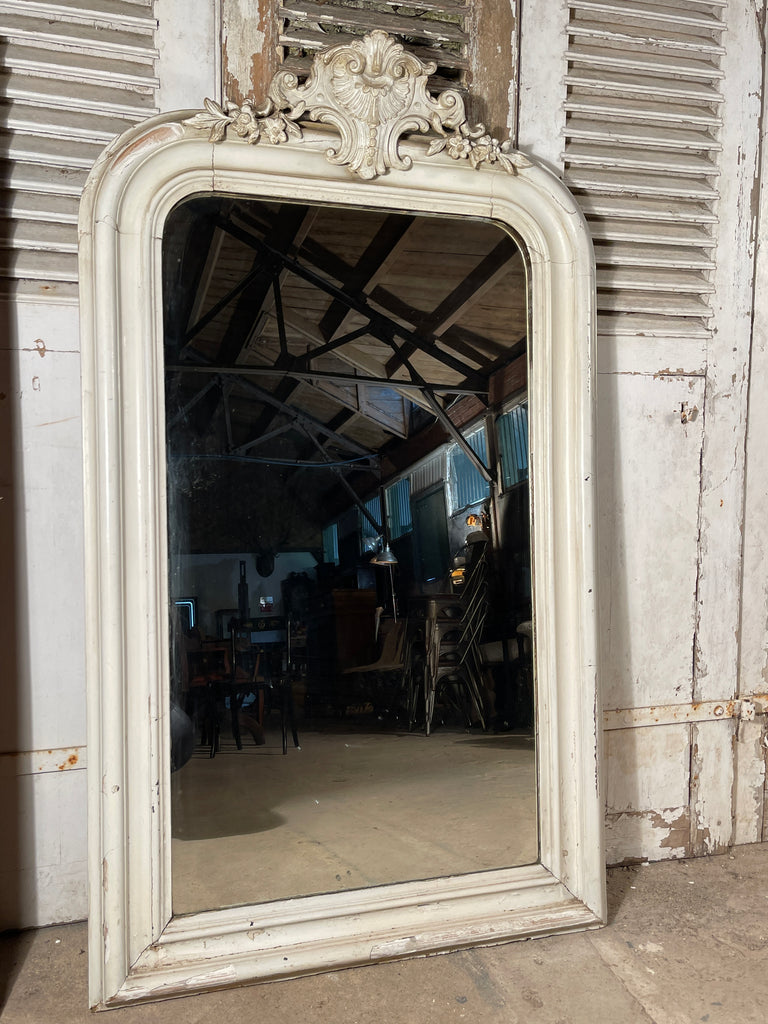 antique french louis philippe statement wall floor mirror circa 1880