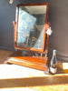 large french mahogany mirror with original foxed mercury glass