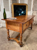 early antique french provincial château provincial elm preparation table kitchen island/console circa 1780