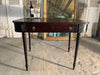 antique georgian flame mahogany extending console table