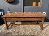 original 1780’s  antique oak french monastic dining table