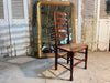 antique set of eight lancashire ladder back country chairs