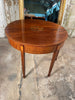 antique sheraton console table early regency demi lune tea table