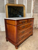 antique french empire marble commode oak chest drawers circa 1880