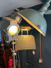 original vintage rare theatre light on strand electric chrome stand