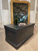 antique  shipwrights trunk chest coffee table circa 1840