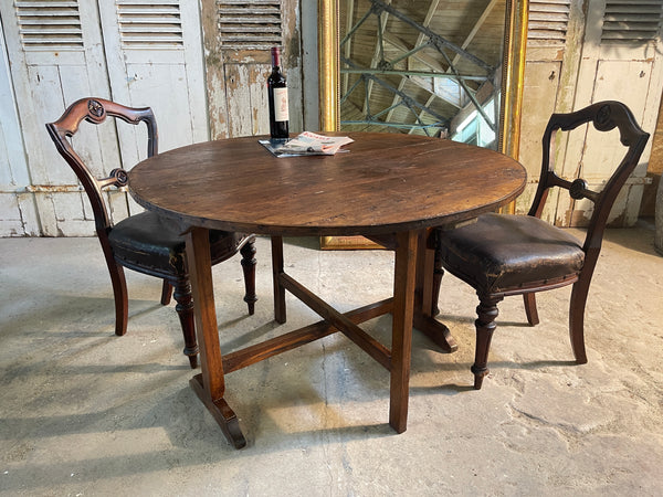 antique french vendange kitchen dining table