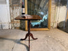 antique georgian flame mahogany tilt top wine table
