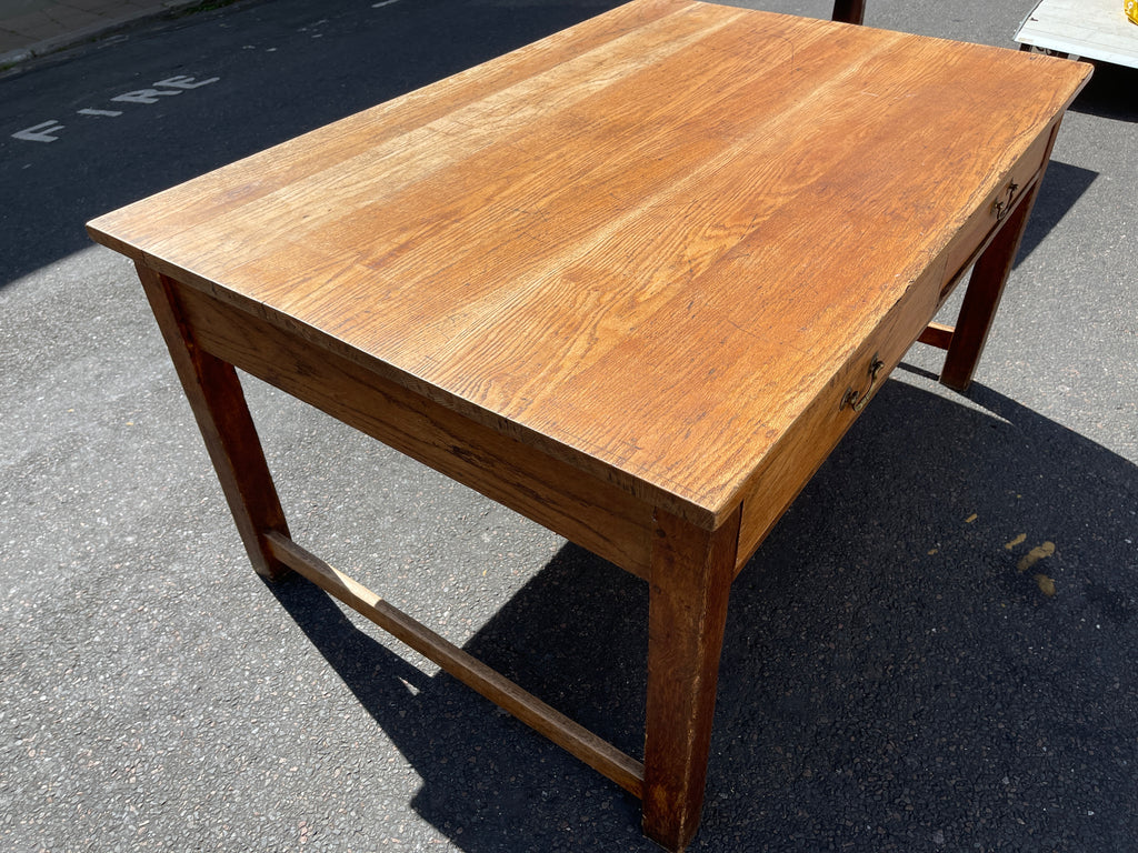 antique oak double sided kitchen table